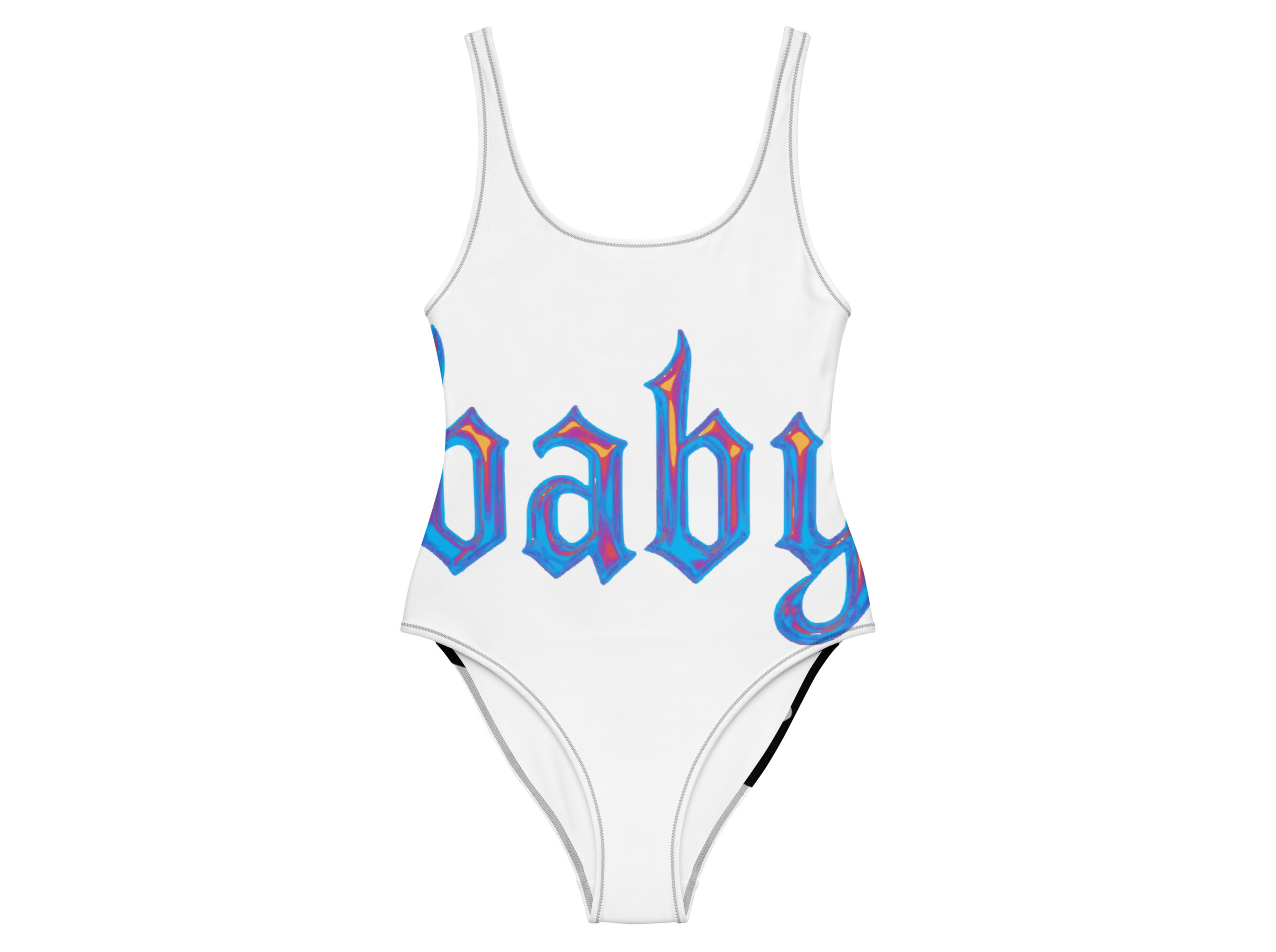 One-Piece Swimsuit Designed in Los Angeles for The Rancho Park Devils by Cheryl Lee Scott